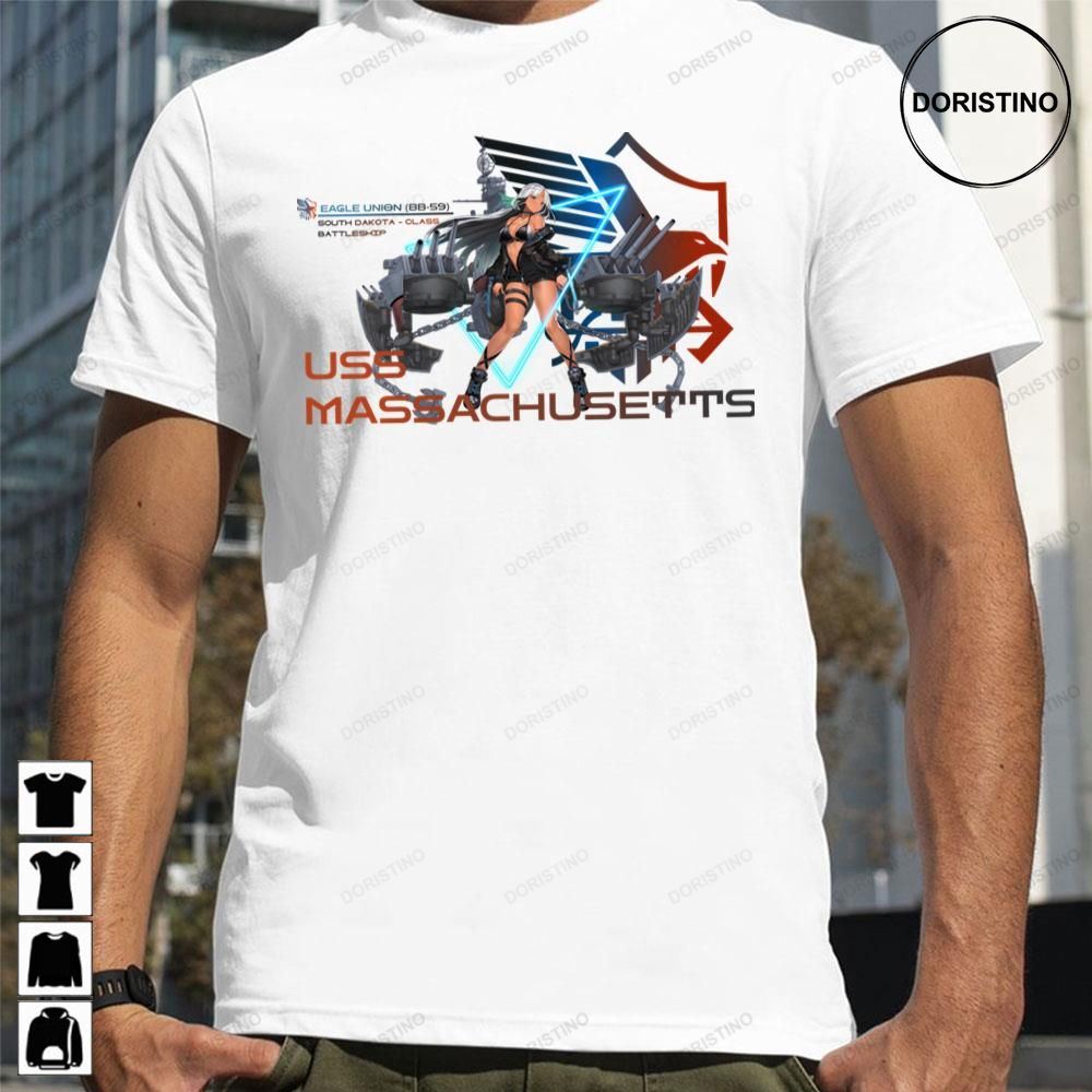 Uss Massachusetts Azur Lane Limited Edition T-shirts